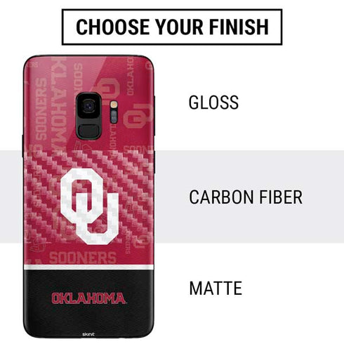 University of Oklahoma Split Jersey Galaxy S9 Skin